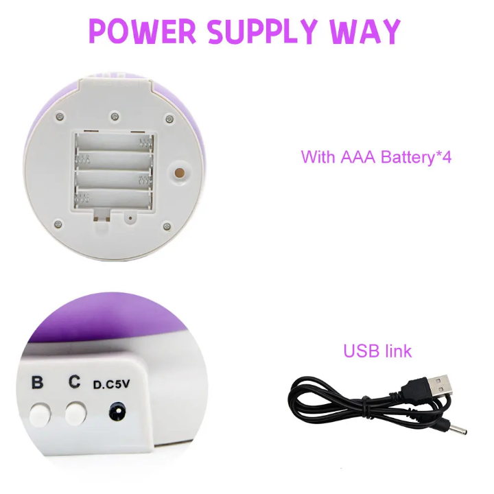 Projecteur Ciel Étoilé – Veilleuse Lampe Rotative Multicolore